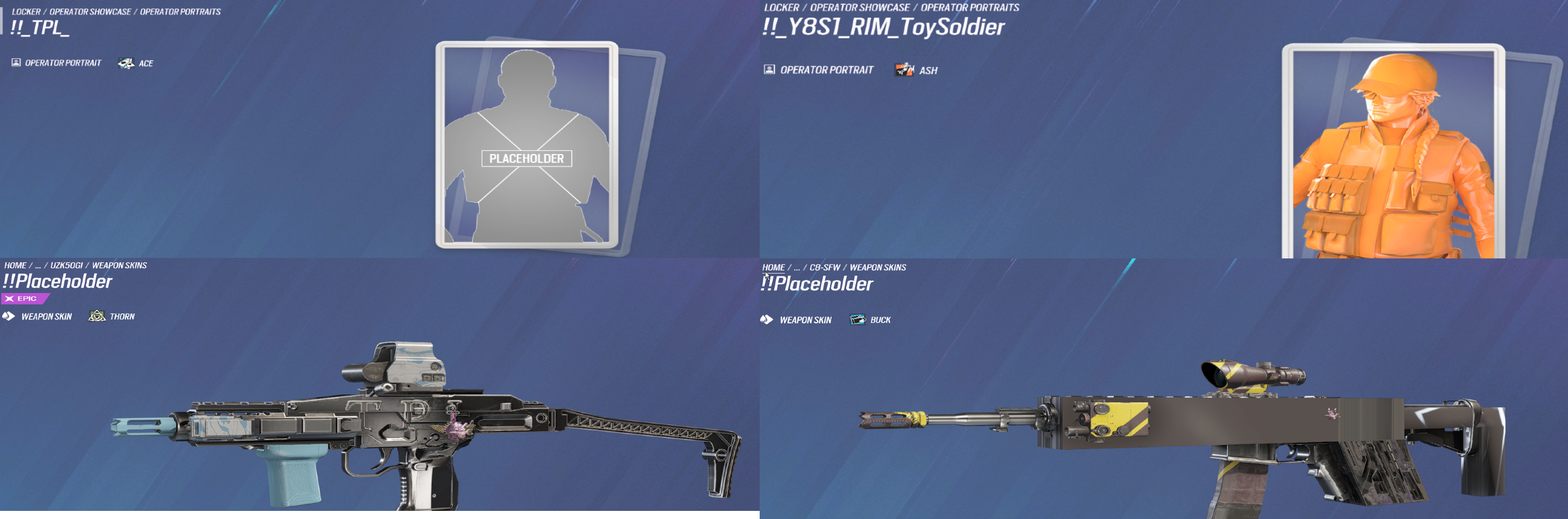 Exclusive Dev Skins